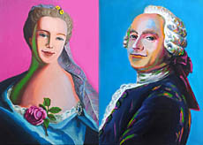 Holger Schulten - Acrylbilder "Rococo goes Pop"
