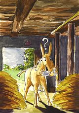 Holger Schulten - Buchillustration "Esel Buridan"