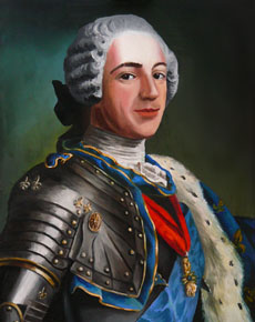 Holger Schulten - Ölbild "Louis XV"