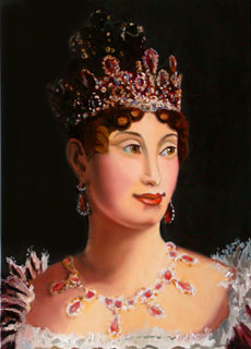 Holger Schulten - Ölbild "Marie-Louise von Habsburg"