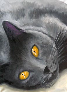 Holger Schulten - Ölbild "Mimi;pfe"